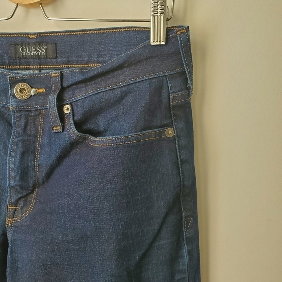 Guess Lincoln straight slim jean indigo blue size 32 - Picture 6 of 13